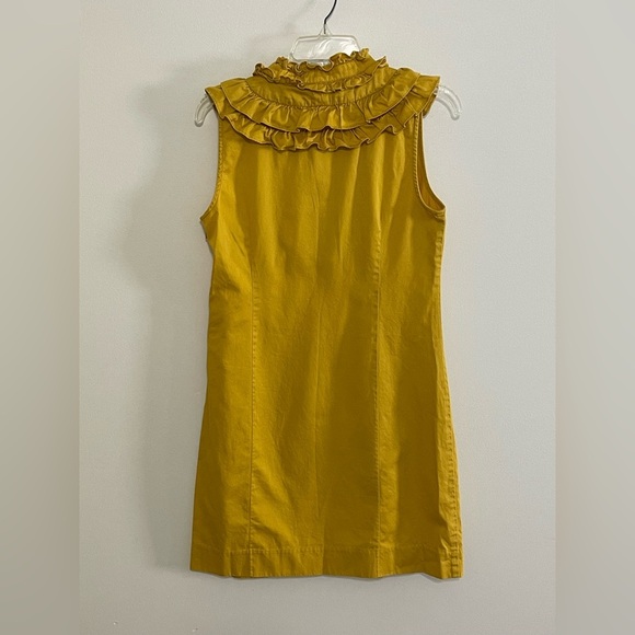 Fossil Mustard Yellow Women’s Dress Size Small - Picture 2 of 6